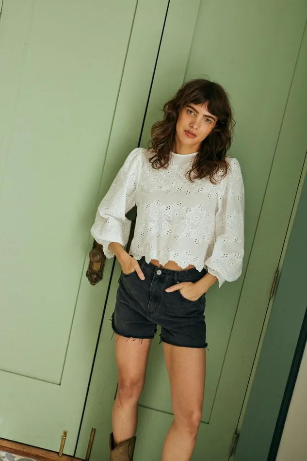 Natalie Martin LISA TOP Geranium Milk Shop Tops