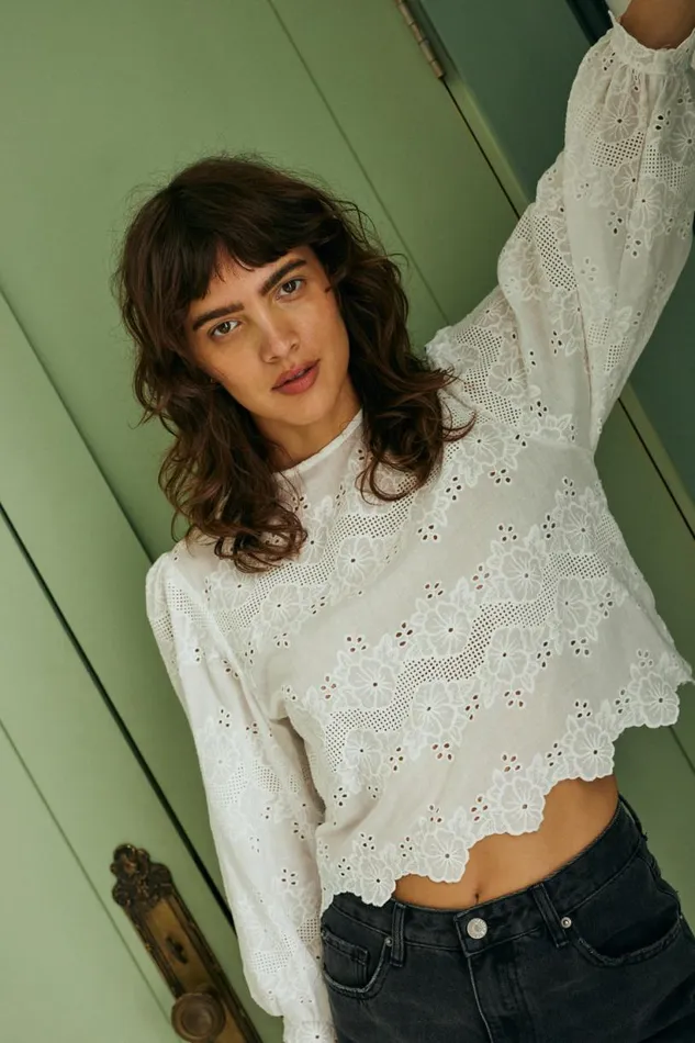 Natalie Martin LISA TOP Geranium Milk Shop Tops