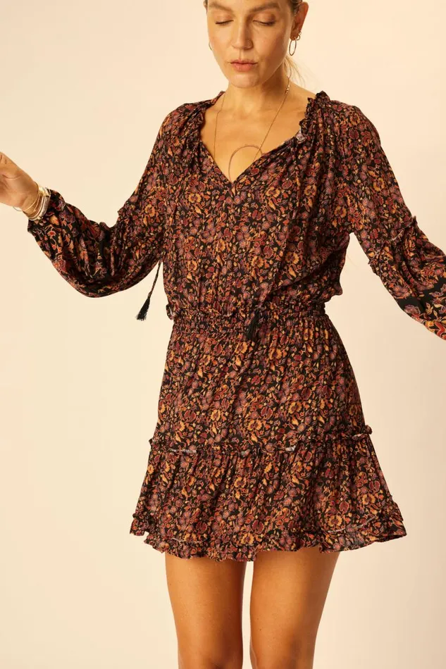 Natalie Martin MAGGIE DRESS Petite Fleur Noire Shop Dresses