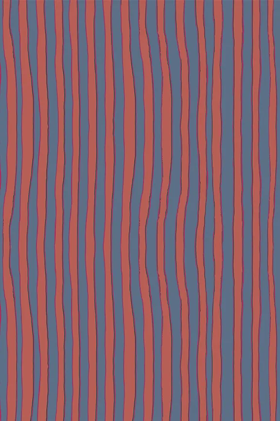 Natalie Martin MARLIEN DRESS KIDS Batik Stripe Blood Orange Shop The Family Martin