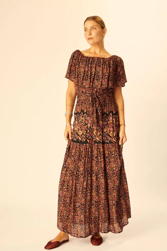 Natalie Martin NAOMI DRESS WITH SASH Petite Fleur Noire Shop Dresses