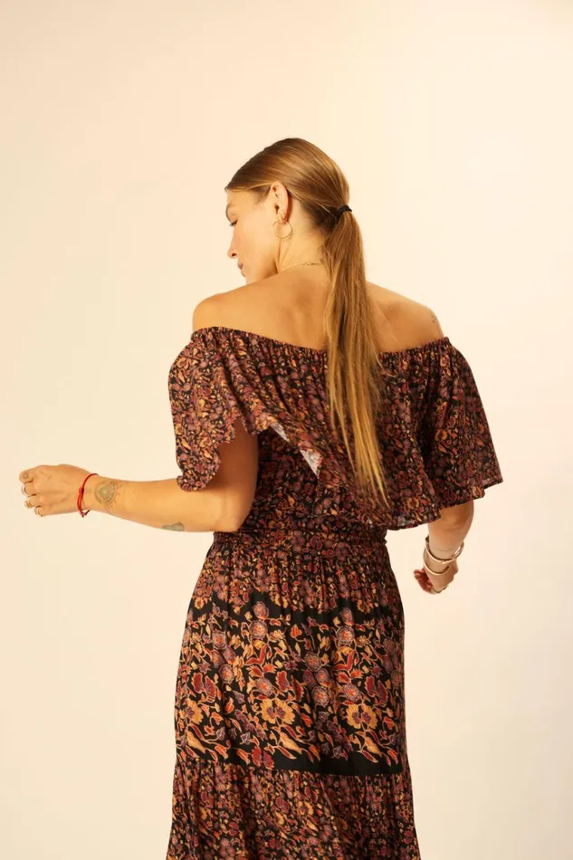 Natalie Martin NAOMI DRESS WITH SASH Petite Fleur Noire Shop Dresses