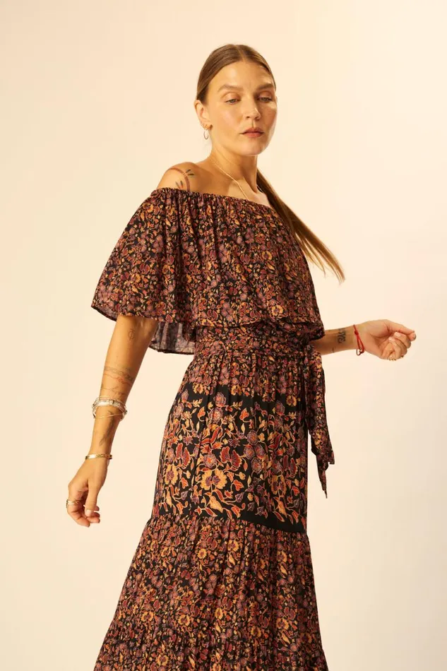 Natalie Martin NAOMI DRESS WITH SASH Petite Fleur Noire Shop Dresses