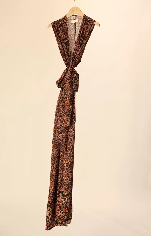 Natalie Martin NICO SLEEVELESS MAXI Petite Fleur Noire Shop Dresses