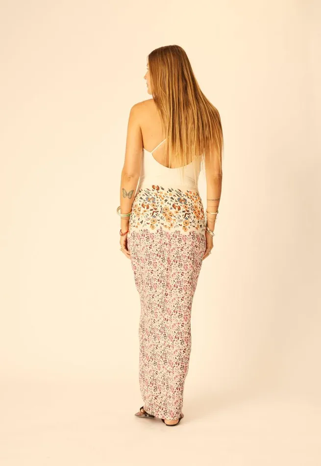 Natalie Martin SARONGSCARF Petite Fleur Rose Shop Bottoms