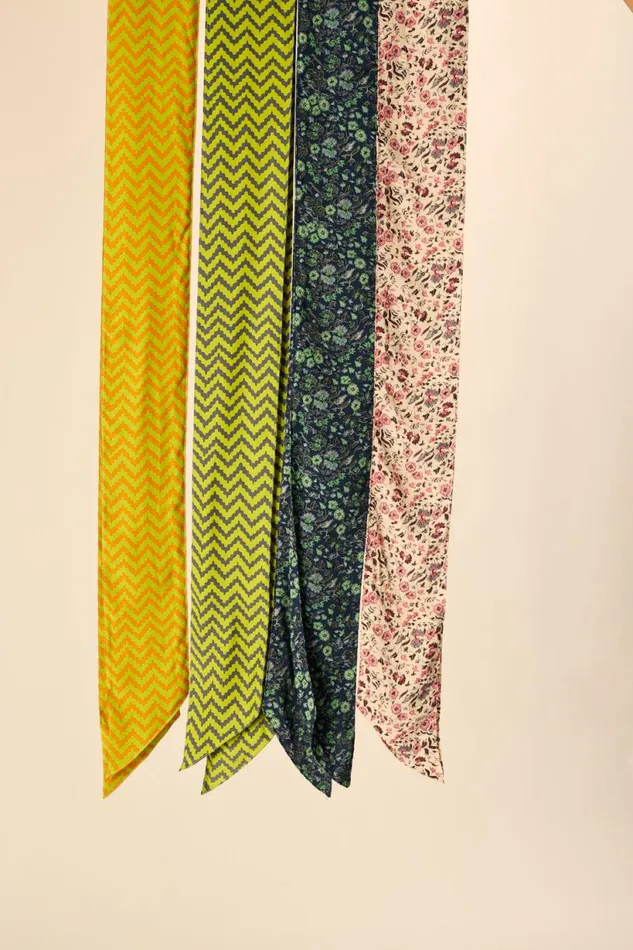 Natalie Martin SASH BELT Petite Fleur Marine Shop Accessories