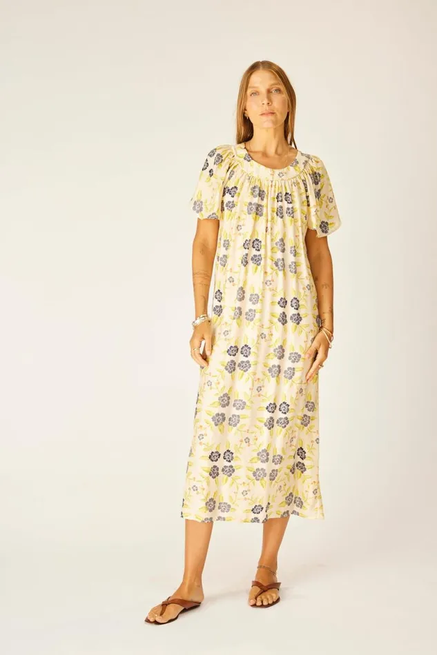 Natalie Martin SIENNA DRESS Prairie Indigo Shop Dresses