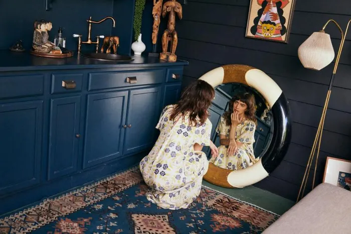 Natalie Martin SIENNA DRESS Prairie Indigo Shop Dresses