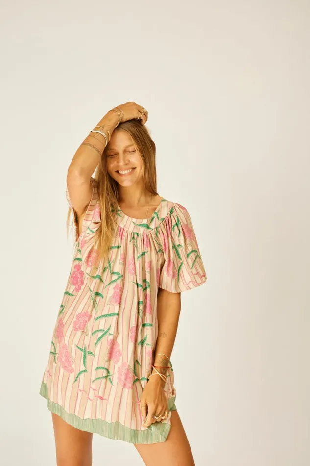 Natalie Martin SIENNA MINI DRESS Chamomile Rose Shop Dresses