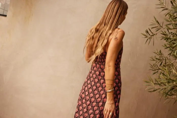 Natalie Martin SOPHIE DRESS Tulip Print Kamari Black Shop Dresses