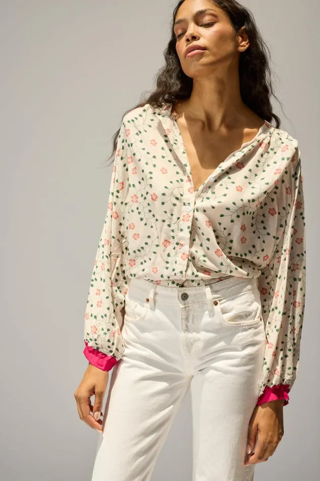 Natalie Martin TOLAN SHIRT Pinwheel Cotton Shop Tops
