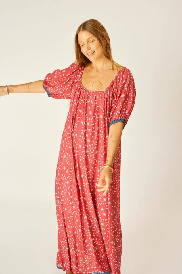 Natalie Martin VIVI DRESS Pinwheel Red Shop Dresses