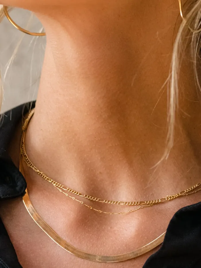 Necklaces Able Women Twist Chain Necklace Gold Vermeil