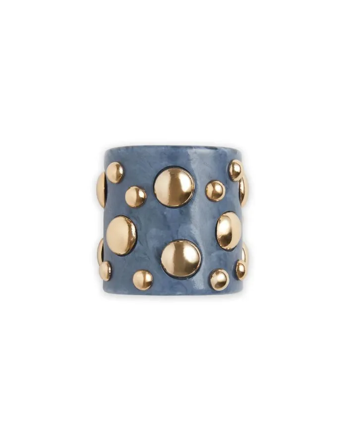 Nefertiti Bangle Solid Teal Women La Double J Jewelry