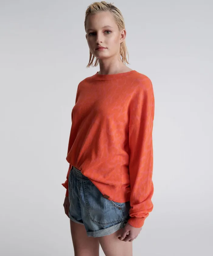 NEON LEOPARD KNIT SWEATER Women One Teaspoon Knitwear NEON LEOPARD KNIT SWEATER Women One Teaspoon Knitwear