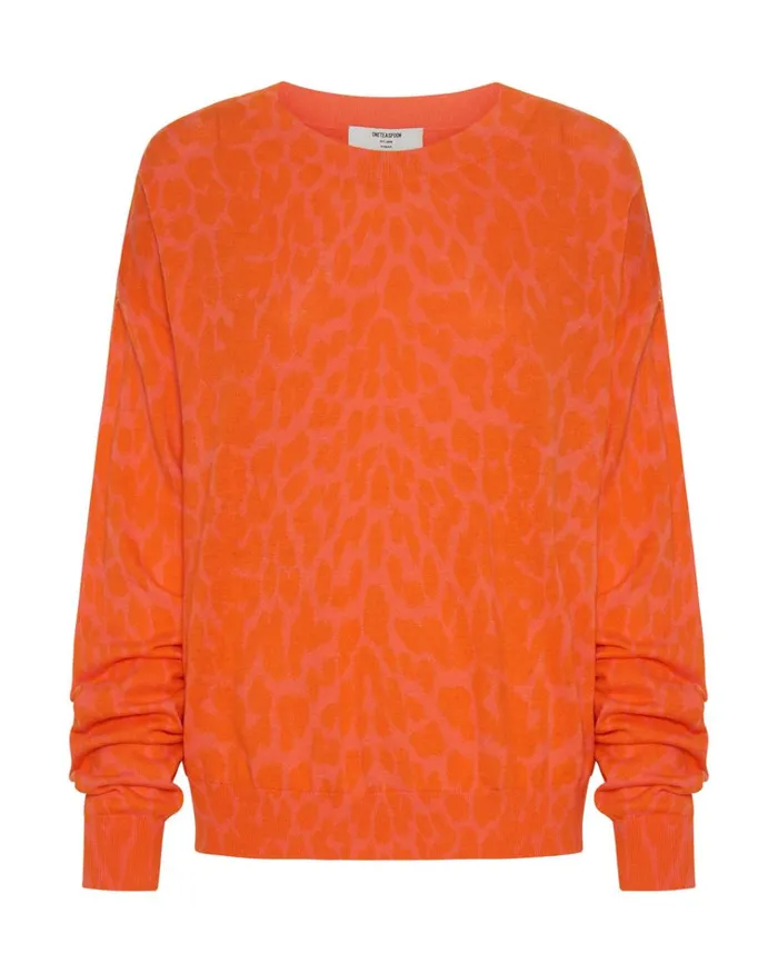 NEON LEOPARD KNIT SWEATER Women One Teaspoon Knitwear NEON LEOPARD KNIT SWEATER Women One Teaspoon Knitwear