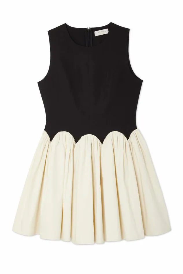 Never Fully Dressed Black And Cream Mini Monika Dress Petite Women Petite