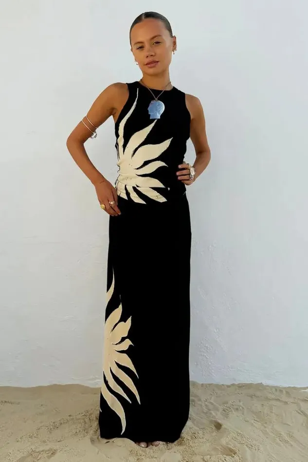 Never Fully Dressed Black Sol Tank Top Women Newness