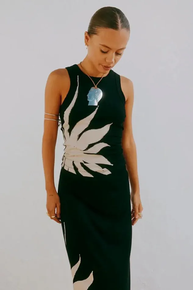 Never Fully Dressed Black Sol Tank Top Women Newness
