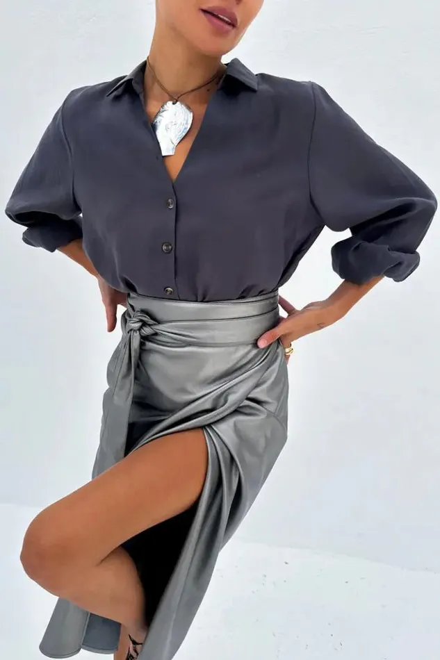 Never Fully Dressed Gunmetal Miley Shirt Women Shirts