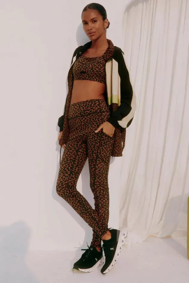 Never Fully Dressed Leopard Windbreaker Jacket Women Jackets and Coats
