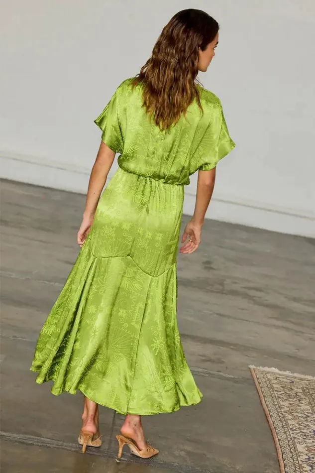 Never Fully Dressed Lime Safari Erin Dress Women Newness