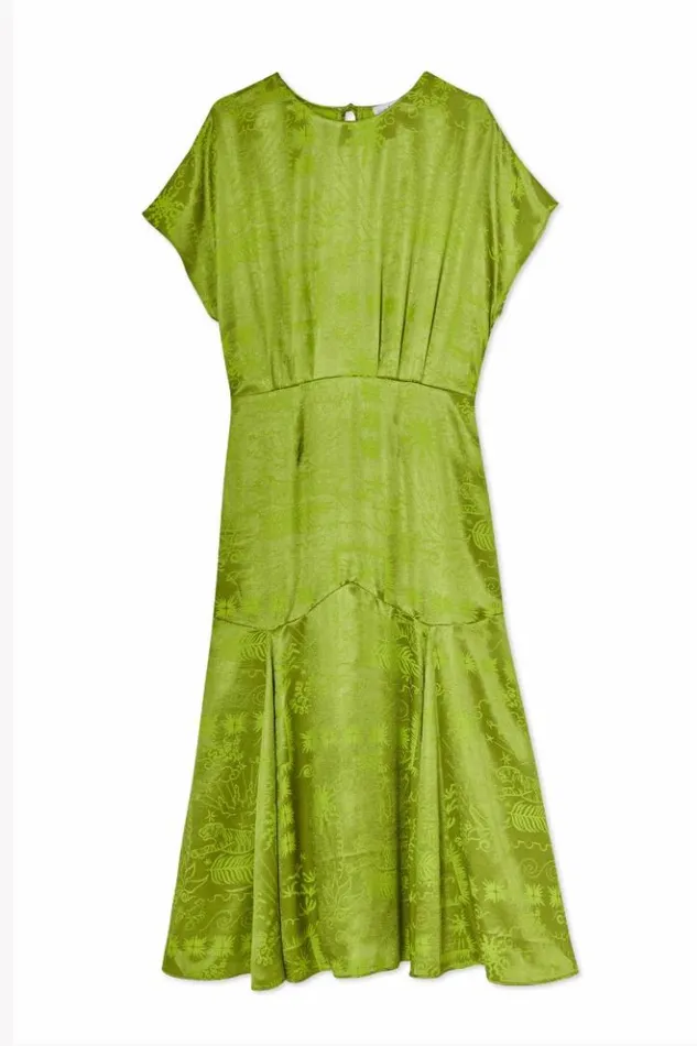 Never Fully Dressed Lime Safari Erin Dress Women Newness