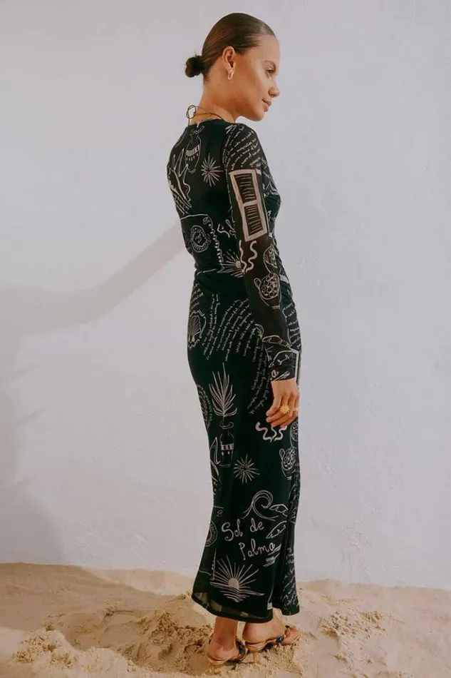 Never Fully Dressed Mono Palma Mesh Dress Women Newness