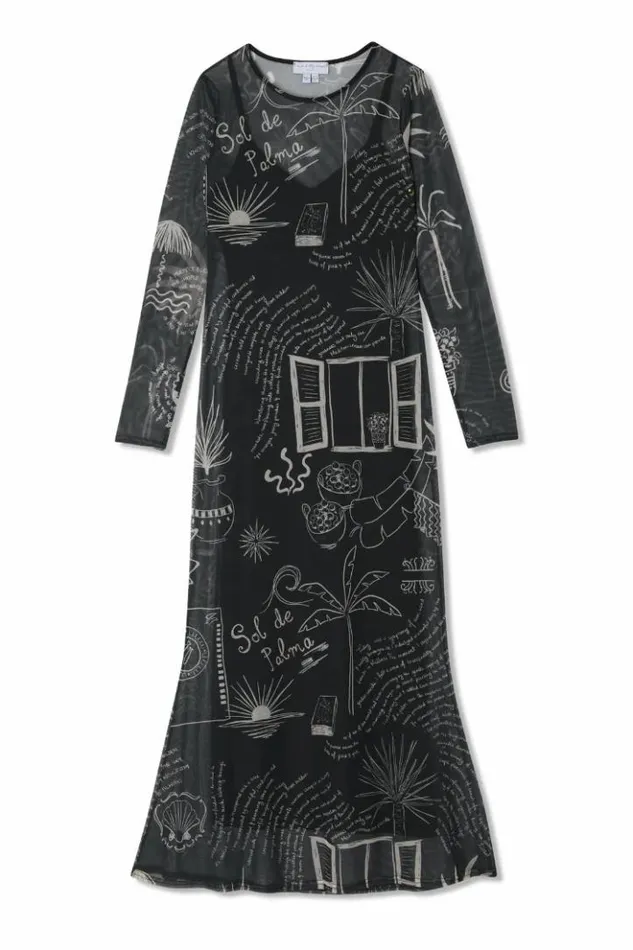 Never Fully Dressed Mono Palma Mesh Dress Women Newness