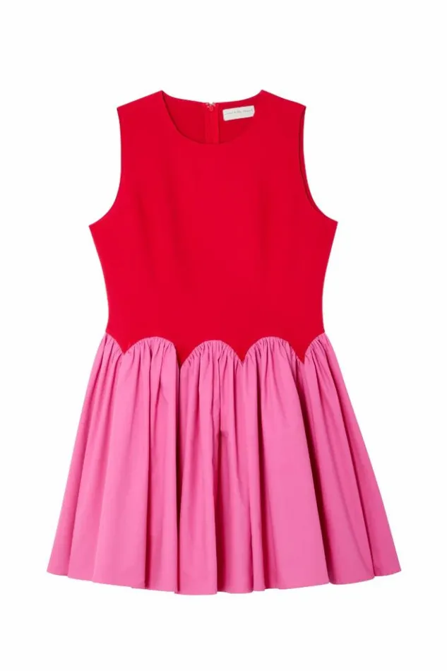 Never Fully Dressed Red And Pink Mini Monika Dress Women Newness