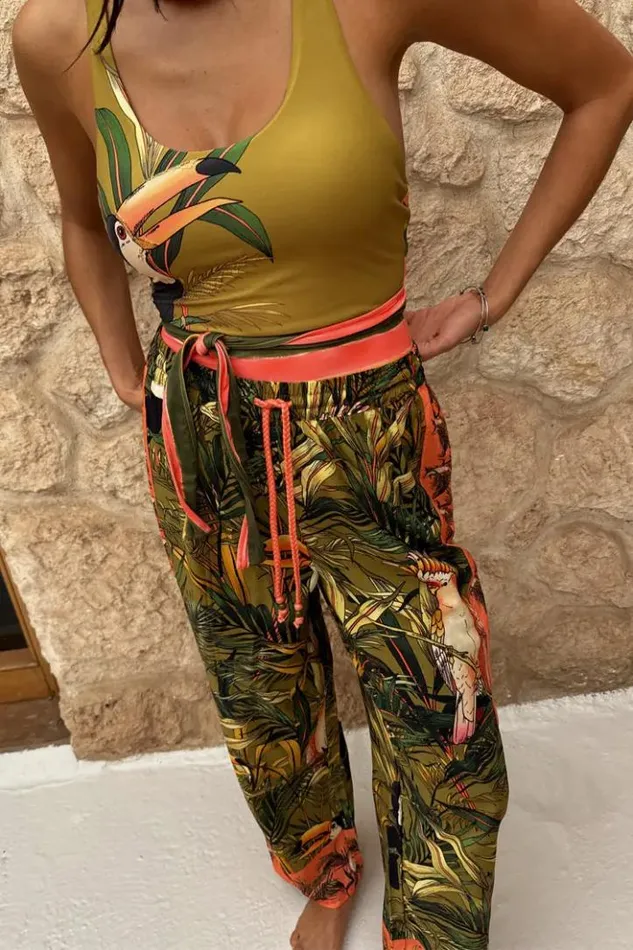 Never Fully Dressed Toucan Trouser Women Swim