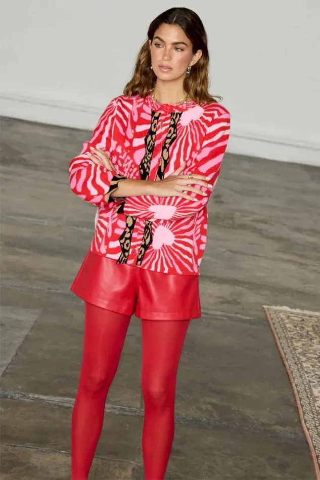 Never Fully Dressed Valentine Animal Cardigan Women Knitwear