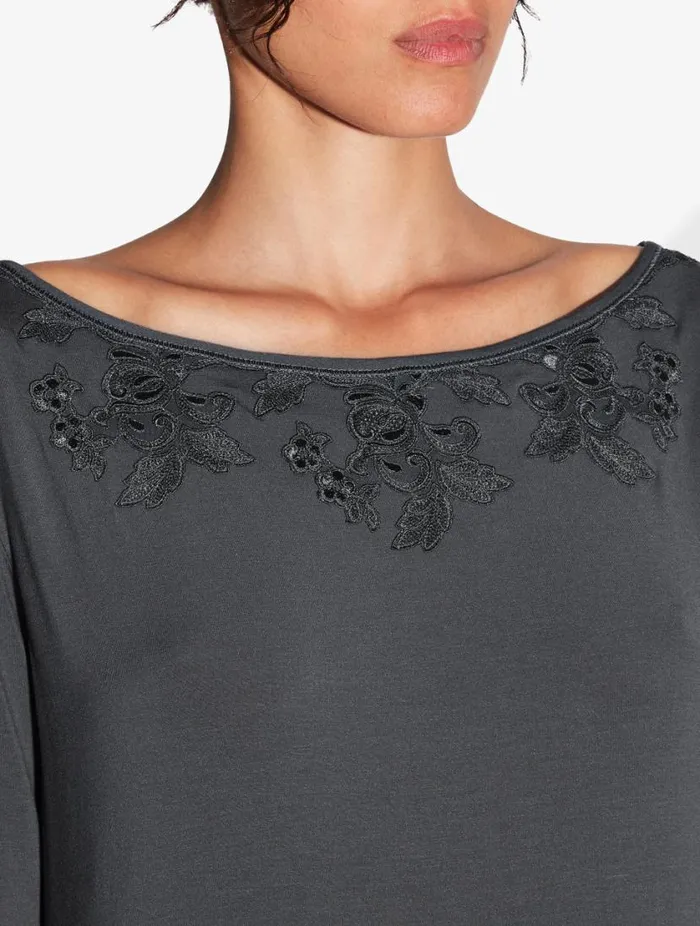 Nightdress In Charcoal Grey Sleepwear La Perla Pajamas