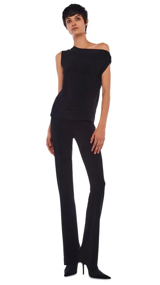 Norma Kamali Bottoms BOOT PANT Black 8211 Clothing