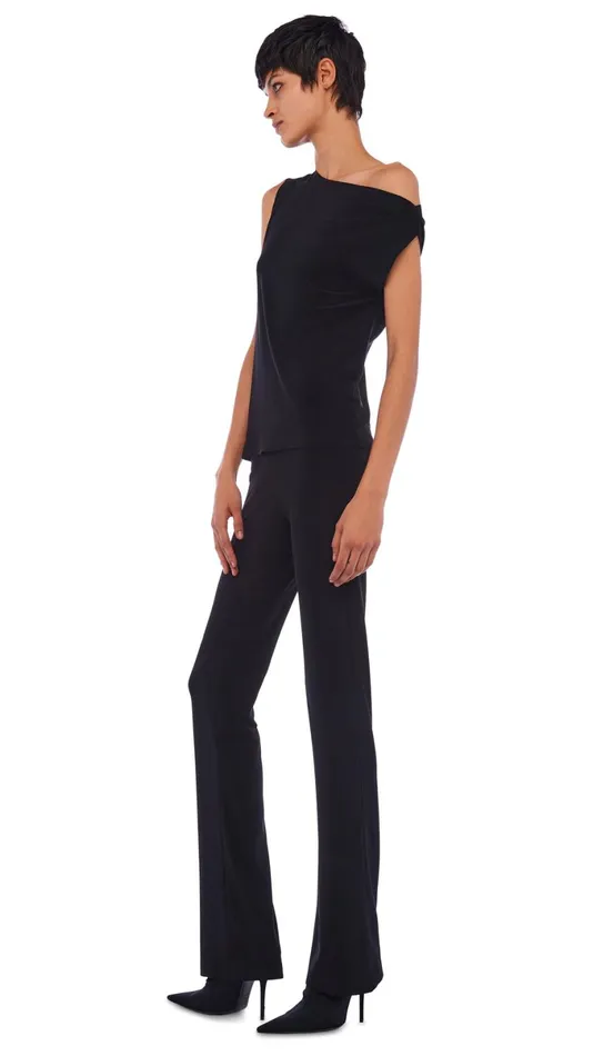 Norma Kamali Bottoms BOOT PANT Black 8211 Clothing