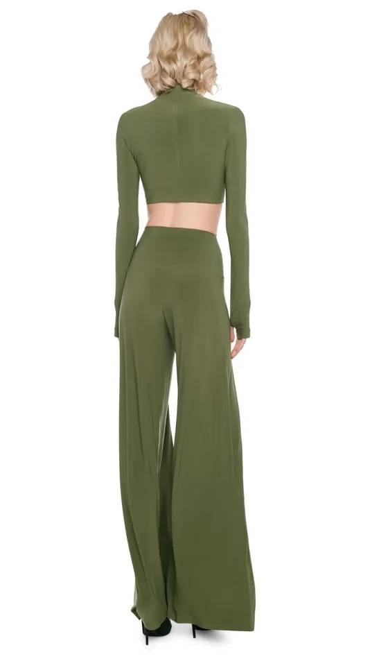 Norma Kamali Bottoms ELEPHANT PANT Military 8211 Clothing