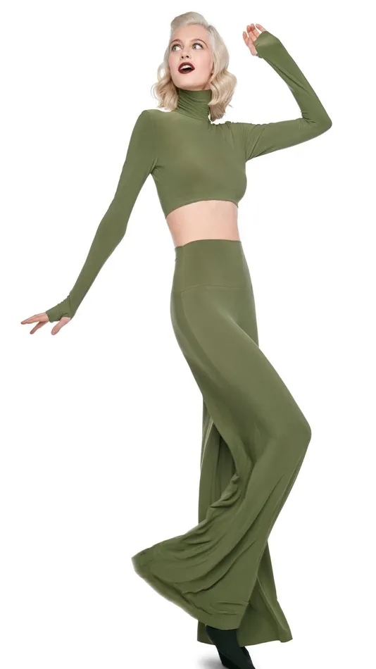 Norma Kamali Bottoms ELEPHANT PANT Military 8211 Clothing