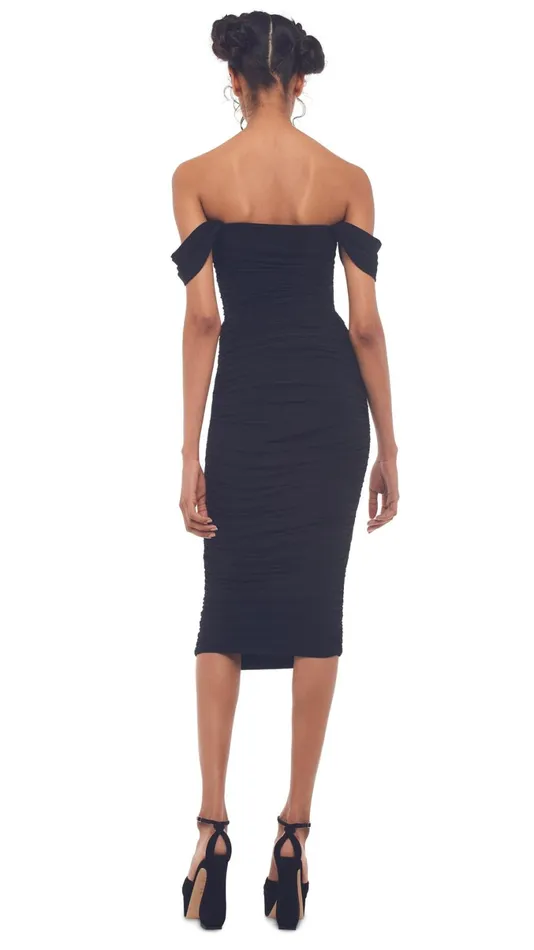 Norma Kamali Dresses WALTER DRESS W WING SLEEVE Black 8211 Clothing