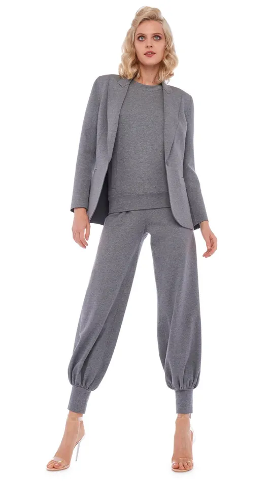 Norma Kamali Jackets CLASSIC SINGLE BREASTED JACKET Medium Heather Grey 8211 Clothing Norma Kamali Jackets CLASSIC SINGLE BREASTED JACKET Medium Heather Grey 8211 Clothing
