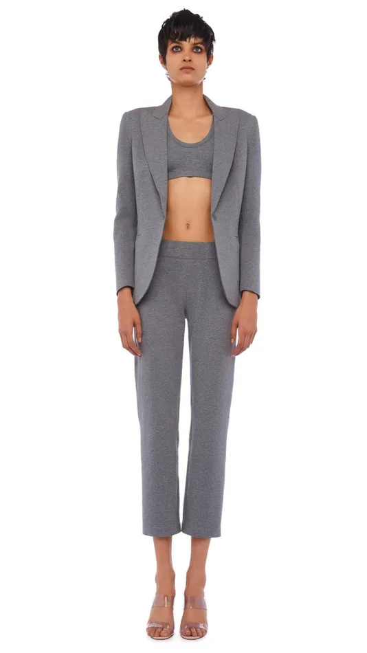 Norma Kamali Jackets CLASSIC SINGLE BREASTED JACKET Medium Heather Grey 8211 Clothing Norma Kamali Jackets CLASSIC SINGLE BREASTED JACKET Medium Heather Grey 8211 Clothing