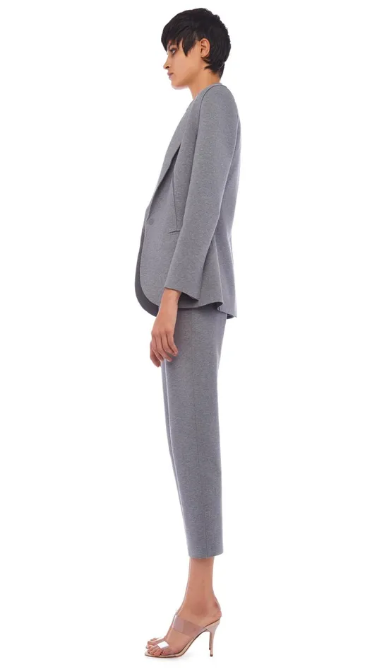 Norma Kamali Jackets CLASSIC SINGLE BREASTED JACKET Medium Heather Grey 8211 Clothing Norma Kamali Jackets CLASSIC SINGLE BREASTED JACKET Medium Heather Grey 8211 Clothing