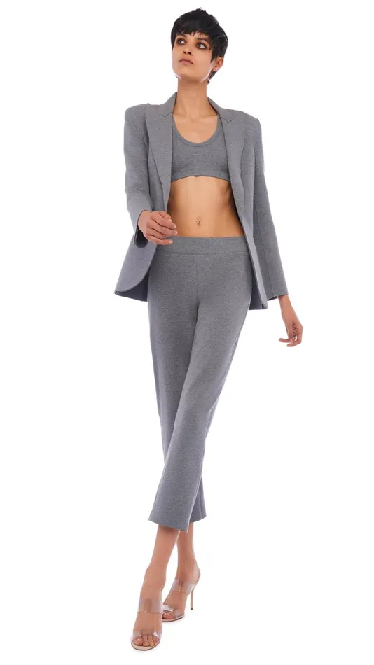 Norma Kamali Jackets CLASSIC SINGLE BREASTED JACKET Medium Heather Grey 8211 Clothing Norma Kamali Jackets CLASSIC SINGLE BREASTED JACKET Medium Heather Grey 8211 Clothing