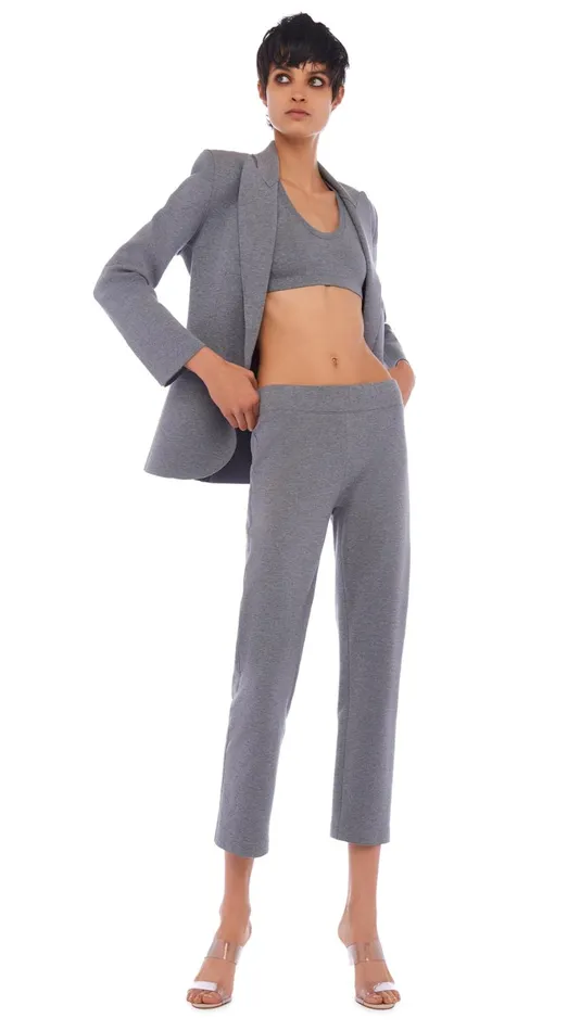 Norma Kamali Jackets CLASSIC SINGLE BREASTED JACKET Medium Heather Grey 8211 Clothing Norma Kamali Jackets CLASSIC SINGLE BREASTED JACKET Medium Heather Grey 8211 Clothing