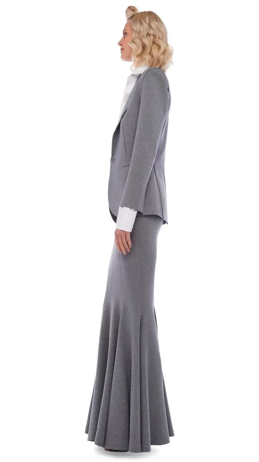 Norma Kamali Jackets CLASSIC SINGLE BREASTED JACKET Medium Heather Grey 8211 Clothing Norma Kamali Jackets CLASSIC SINGLE BREASTED JACKET Medium Heather Grey 8211 Clothing