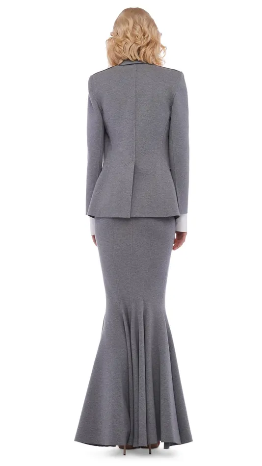 Norma Kamali Jackets CLASSIC SINGLE BREASTED JACKET Medium Heather Grey 8211 Clothing Norma Kamali Jackets CLASSIC SINGLE BREASTED JACKET Medium Heather Grey 8211 Clothing