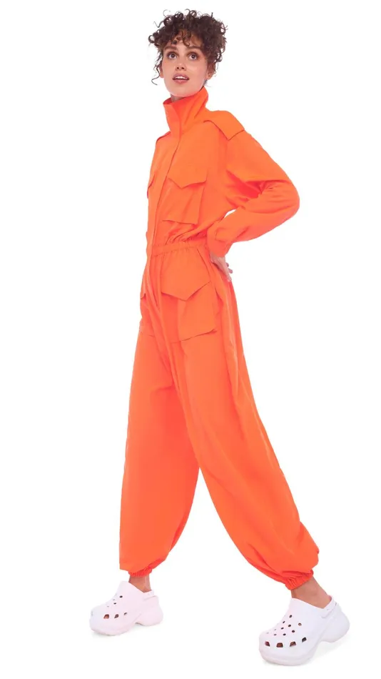 Norma Kamali Jumpsuits OS TURTLE CARGO JUMPSUIT Sos 8211 Clothing