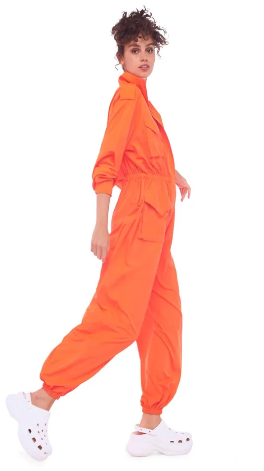 Norma Kamali Jumpsuits OS TURTLE CARGO JUMPSUIT Sos 8211 Clothing