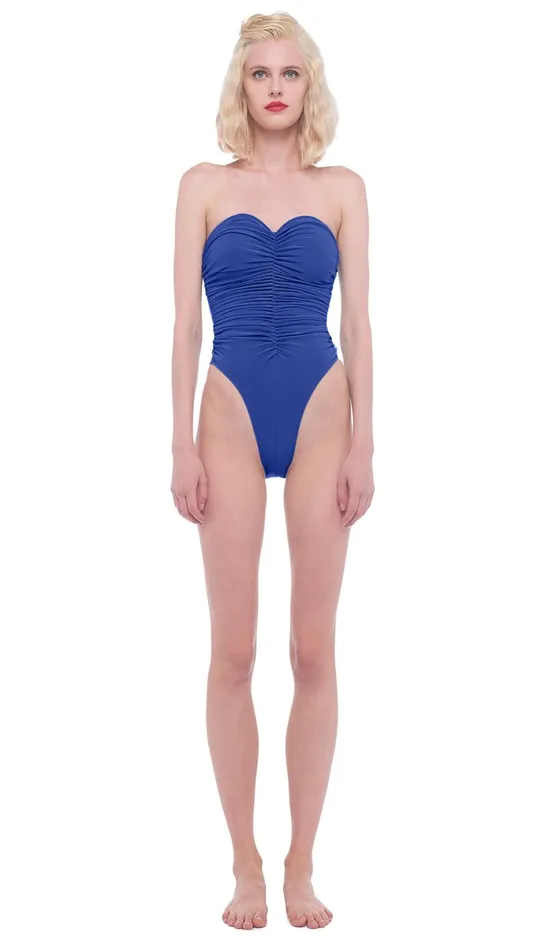 Norma Kamali Swimwear SLINKY MARISSA Cobalt 8211 Clothing