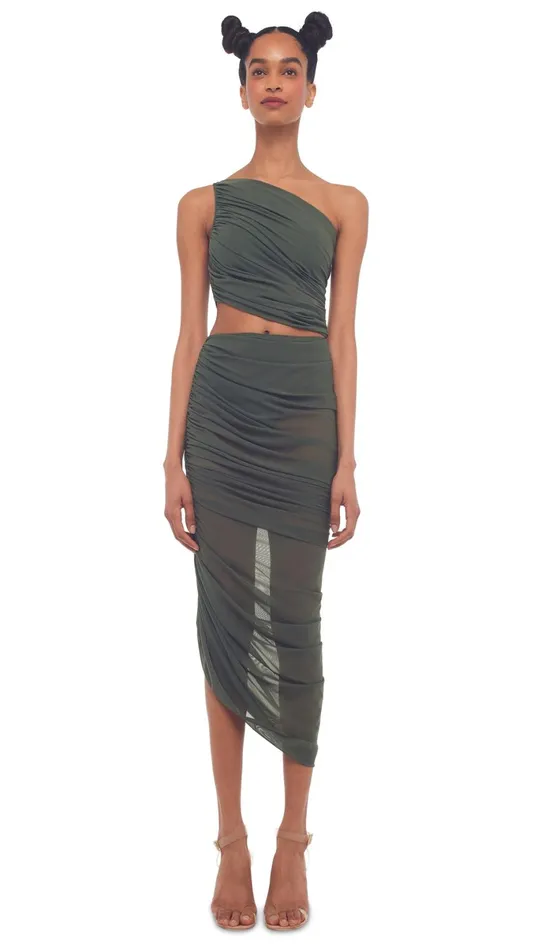 Norma Kamali Tops DIANA BRA Celadon 8211 Clothing
