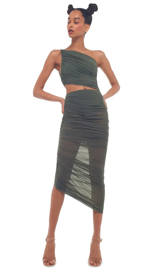 Norma Kamali Tops DIANA BRA Celadon 8211 Clothing